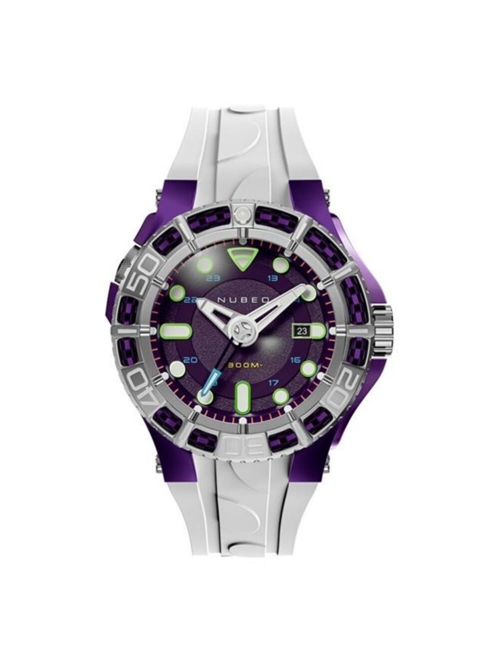 NWT Nubeo Manta Purple Dial Men's Watch